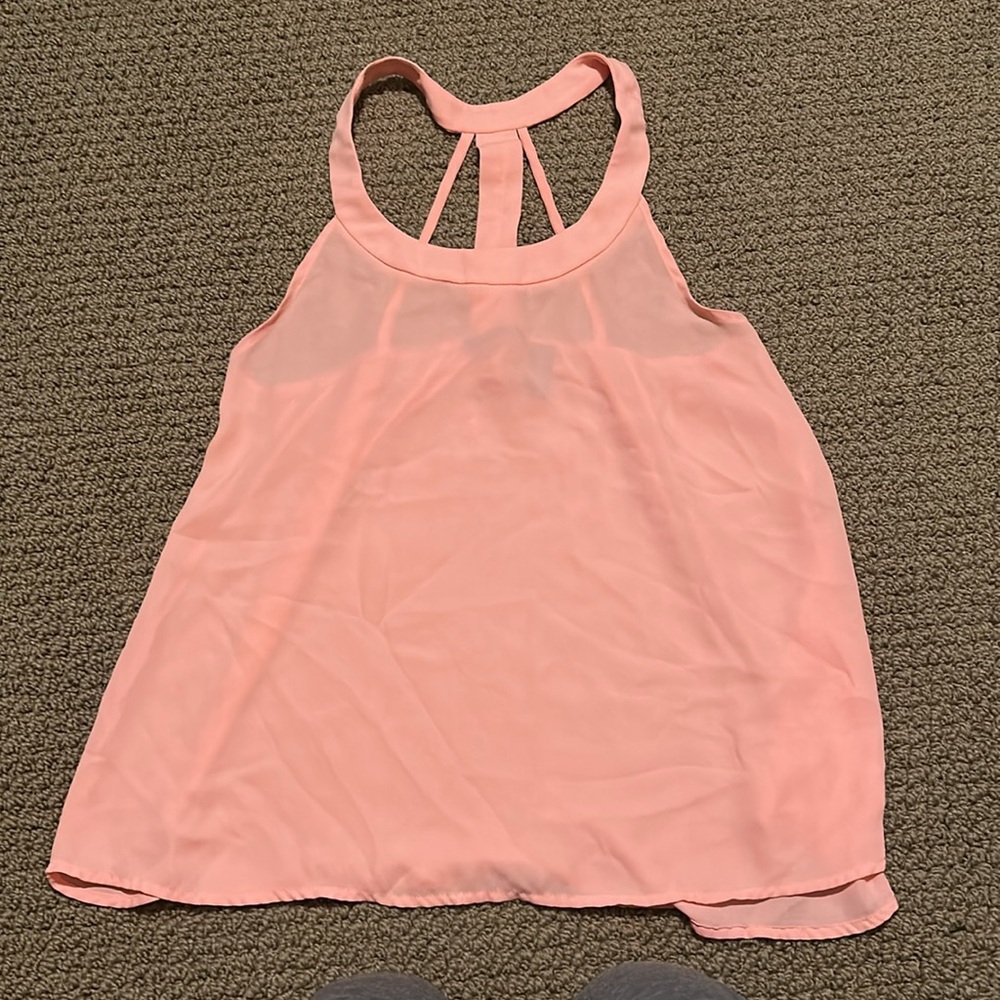 BKE sz S.  sheer strappy tank